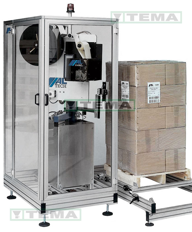 Etiquetadora,AL-CODE-P,Impresión de códigos de barras,rotulagem para Paletes,Rotuladeira,Aplicadores de Manguitos Termoretraíbles,Tema SRL