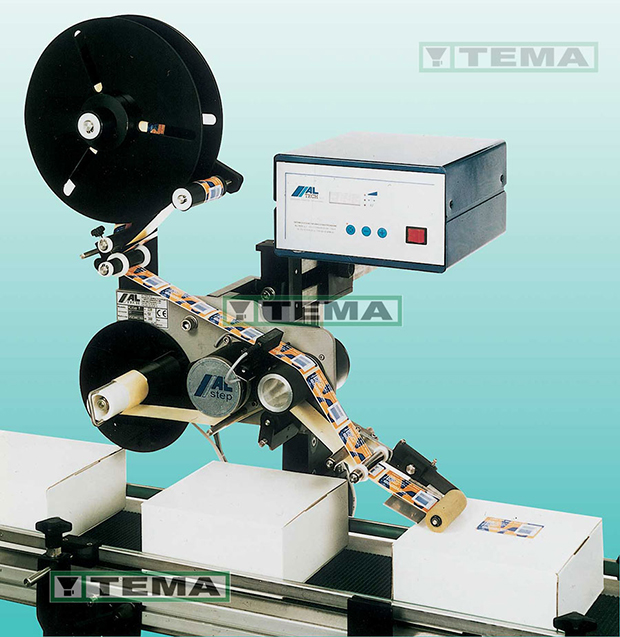 Etiquetadora,AL-STEP,Etiquetadora de frascos,Etiquetado de botellas,Etiquetadora de potes,Etiquetadora de latas,Etiquetadora de cajas,Rotuladoras,rotulagem automática,Tema SRL