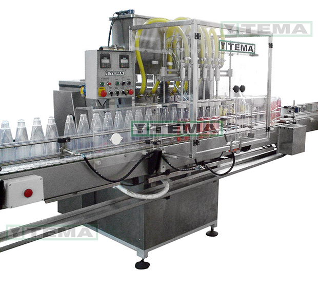 Llenadoras Automaticas,LD-1000-6,Llenadoras lineales,Llenadoras productos liquidos,llenadoras productos viscosos,Tema SRL