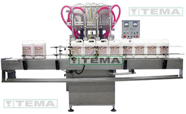 Llenadoras Automaticas,LD-2500-4,Máquinas de embalagem,dosificador,dosador,Maquinas envasadoras,Llenadoras Lineales,Tema SRL