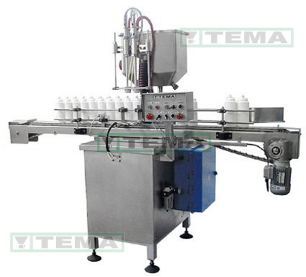 Llenadoras Automaticas,LD-500-2,Llenadoras lineales,Llenadoras productos liquidos,llenadoras productos viscosos,Llenadora por vacío